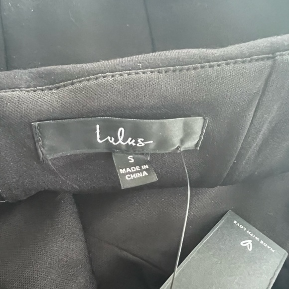 Lulu’s Black Bodycon Dress Size Small NWT - Picture 5 of 5